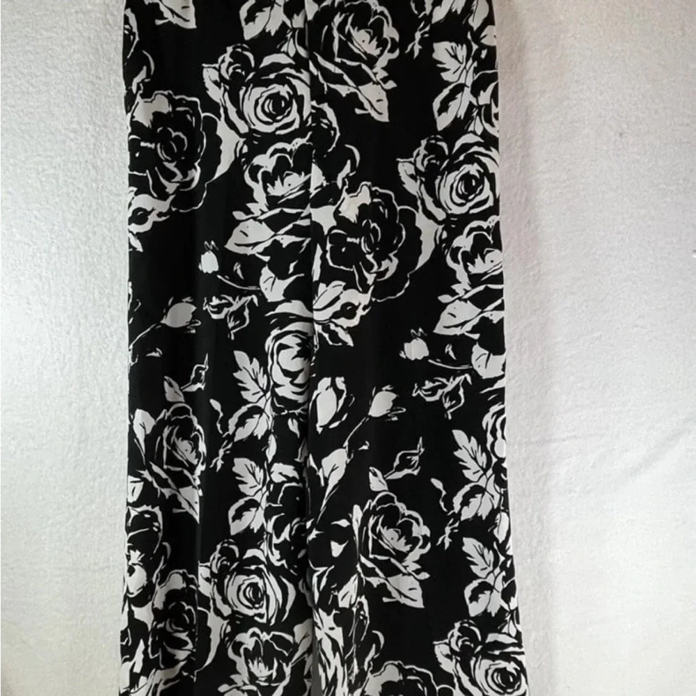 Ralph Lauren palazzo wide leg Floral pants SZ 10 - Picture 7 of 12